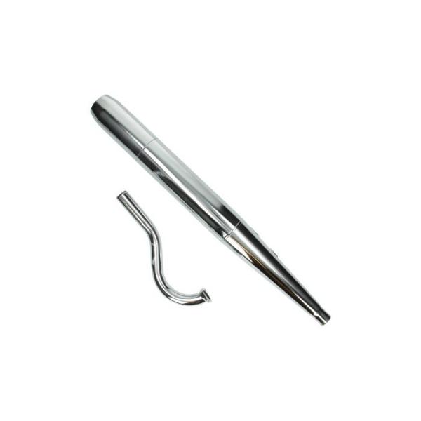 Auspuff RS Zigarre 28mm Chrom